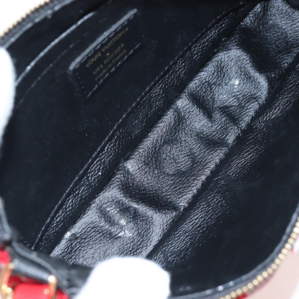 LOUIS VUITTON LVxUF Pochette Accessoires Bag Leather Red M45548 LV Auth 210872SM