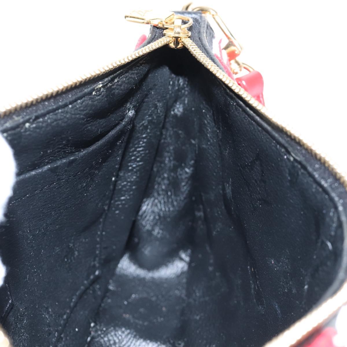 LOUIS VUITTON LVxUF Pochette Accessoires Bag Leather Red M45548 LV Auth 210872SM