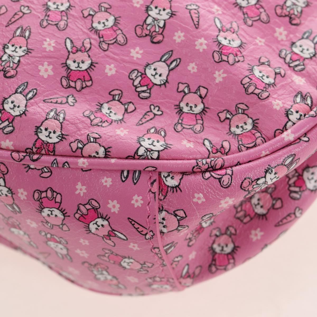 Balenciaga Luca Gol XS Shoulder Bag Leather Pink Silver 671309 Auth 210873M