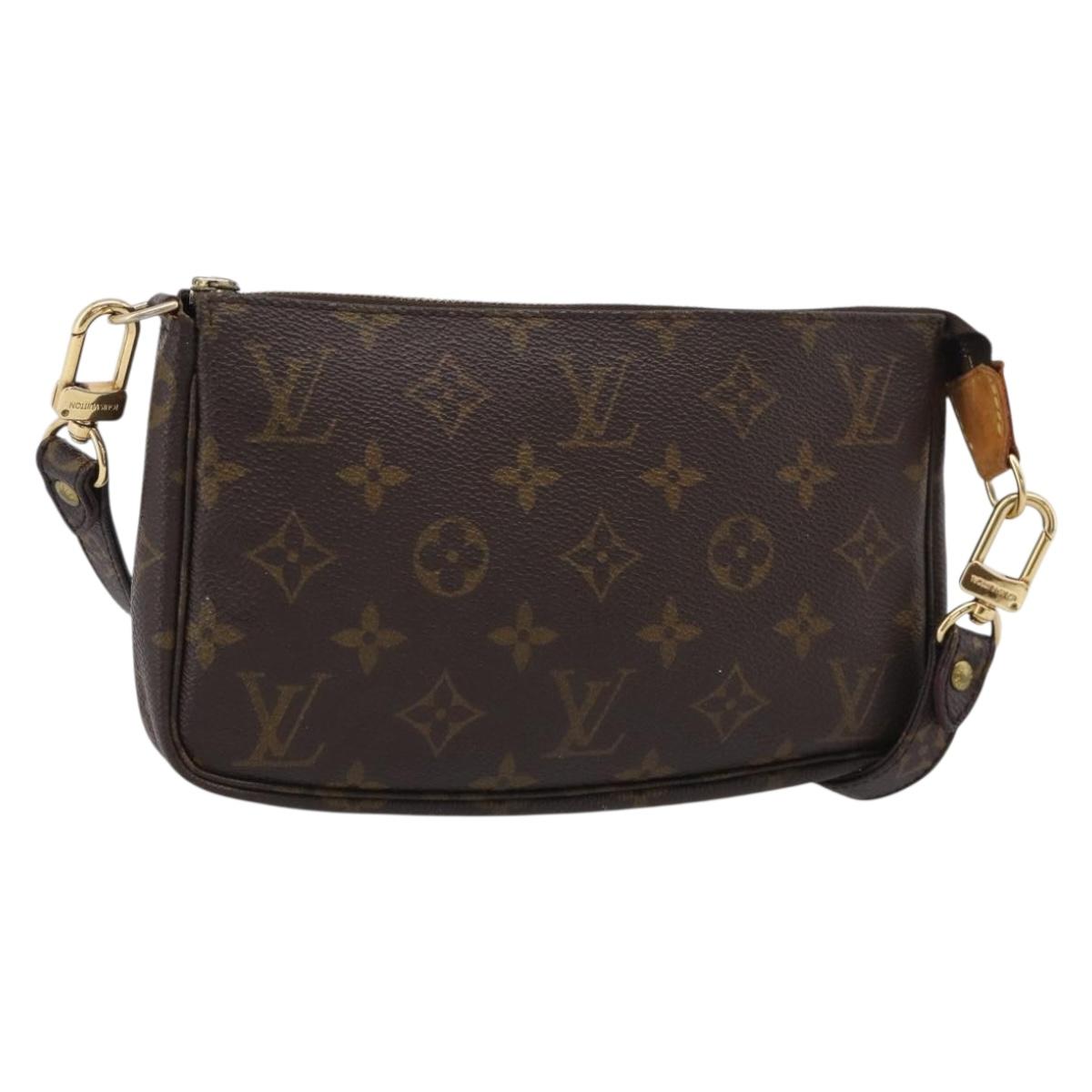 LOUIS VUITTON Monogram Pochette Accessoires Pouch M51980 LV Auth 210878A