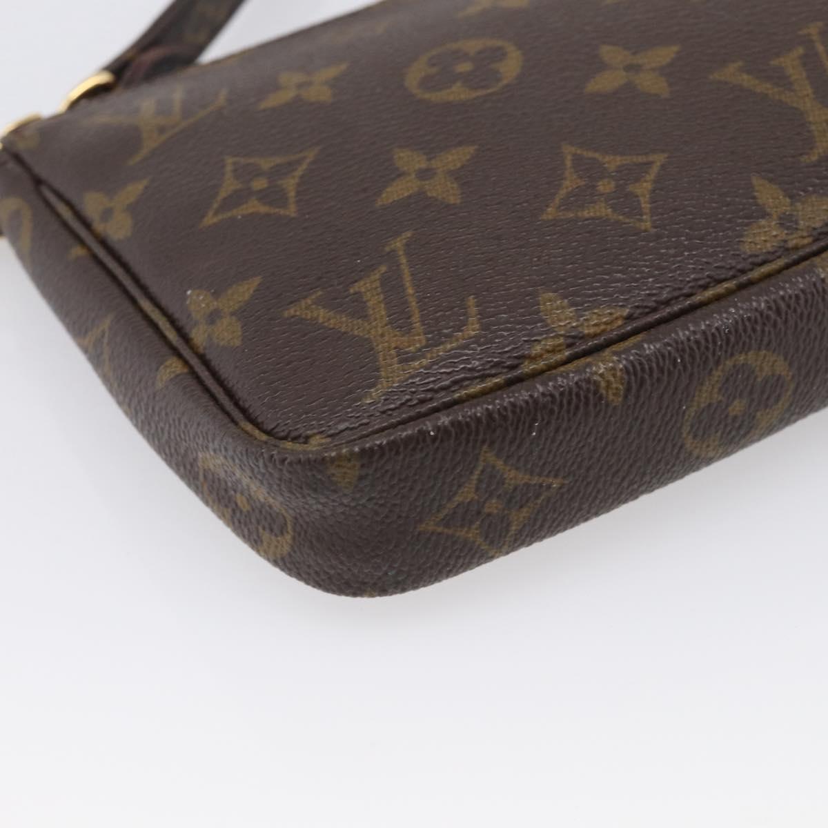 LOUIS VUITTON Monogram Pochette Accessoires Pouch M51980 LV Auth 210878A