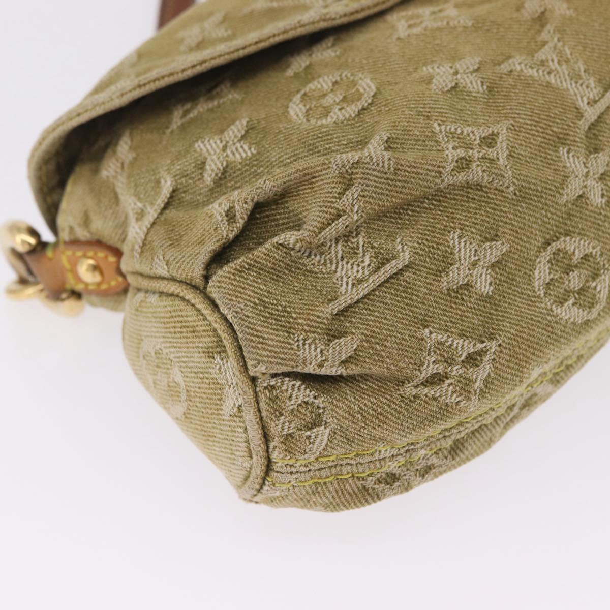 LOUIS VUITTON Monogram Denim Mini Preity Bag Riken M95217 LV Auth 210881SAV