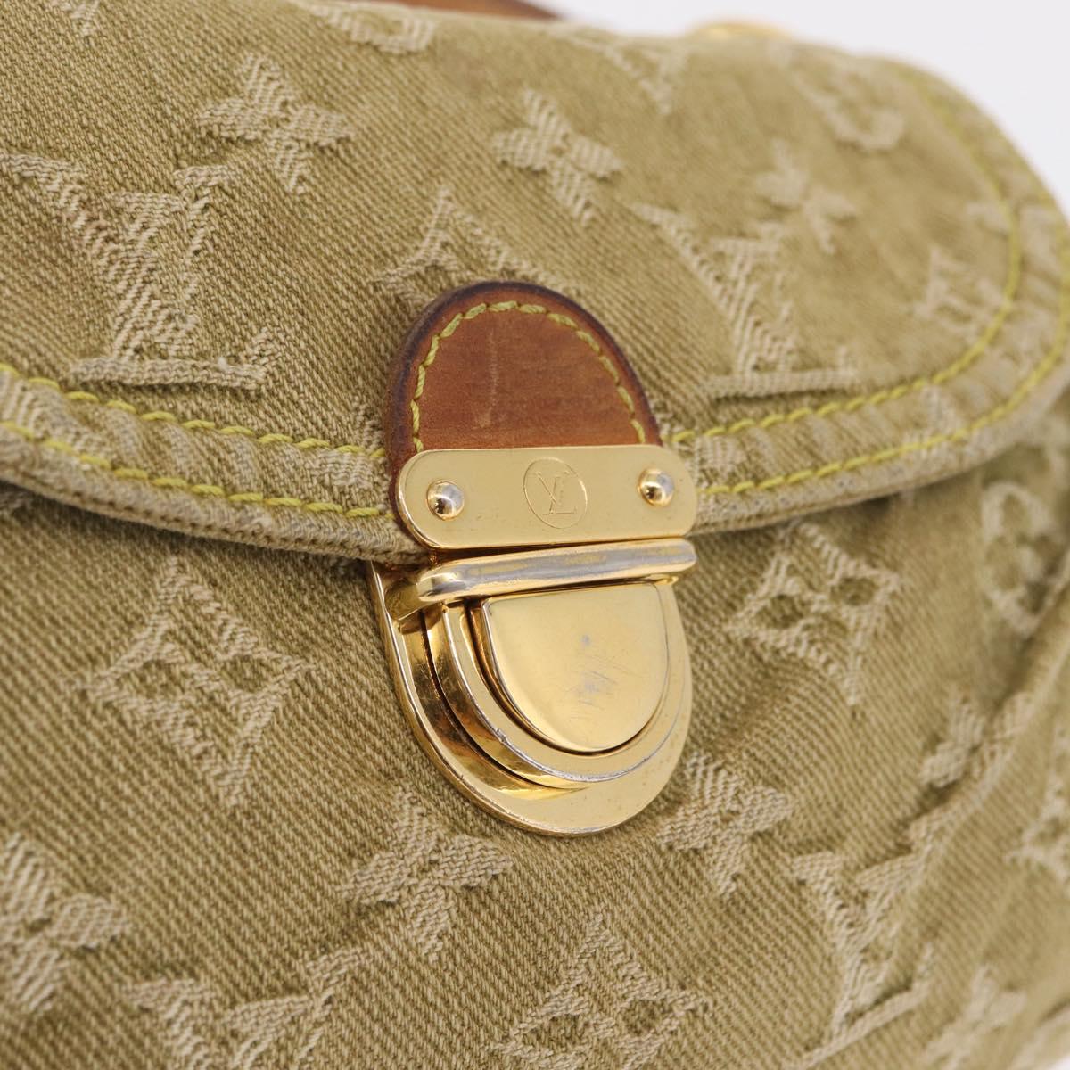LOUIS VUITTON Monogram Denim Mini Preity Bag Riken M95217 LV Auth 210881SAV