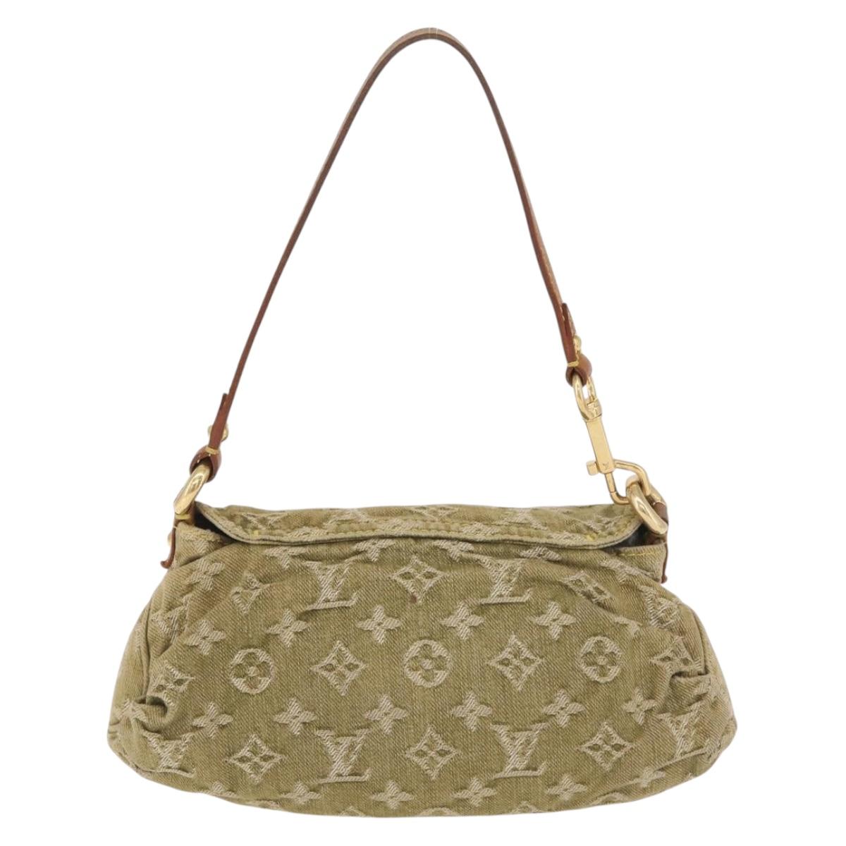 LOUIS VUITTON Monogram Denim Mini Preity Bag Riken M95217 LV Auth 210881SAV