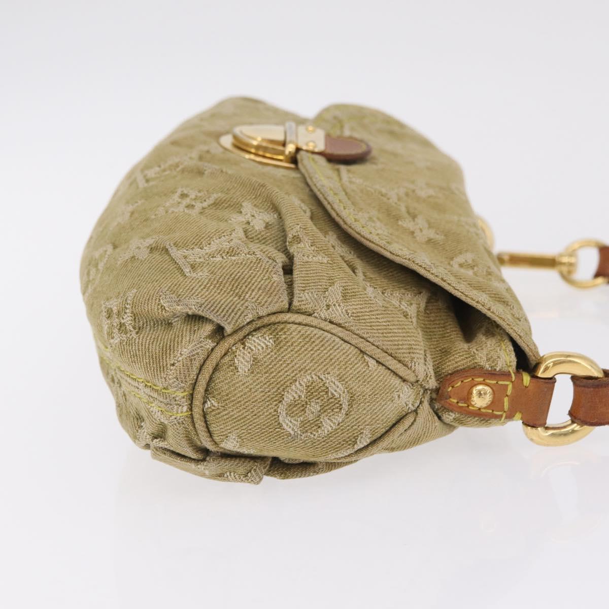 LOUIS VUITTON Monogram Denim Mini Preity Bag Riken M95217 LV Auth 210881SAV