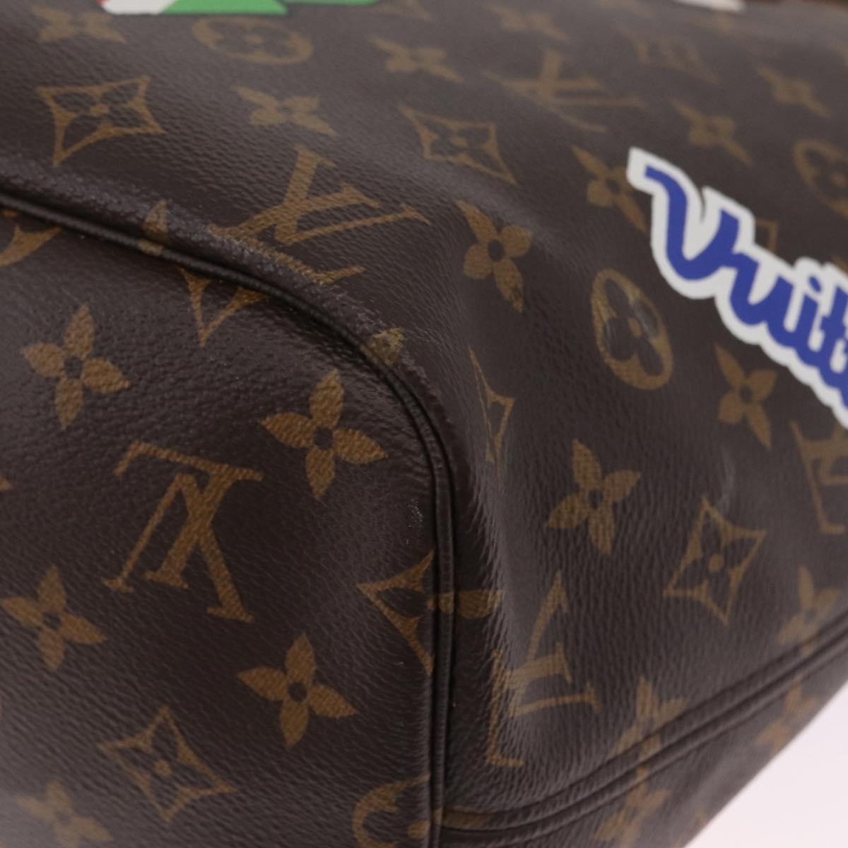 LOUIS VUITTON Monogram Patch Neverfull MM Tote Bag M43988 LV Auth 210894SAM