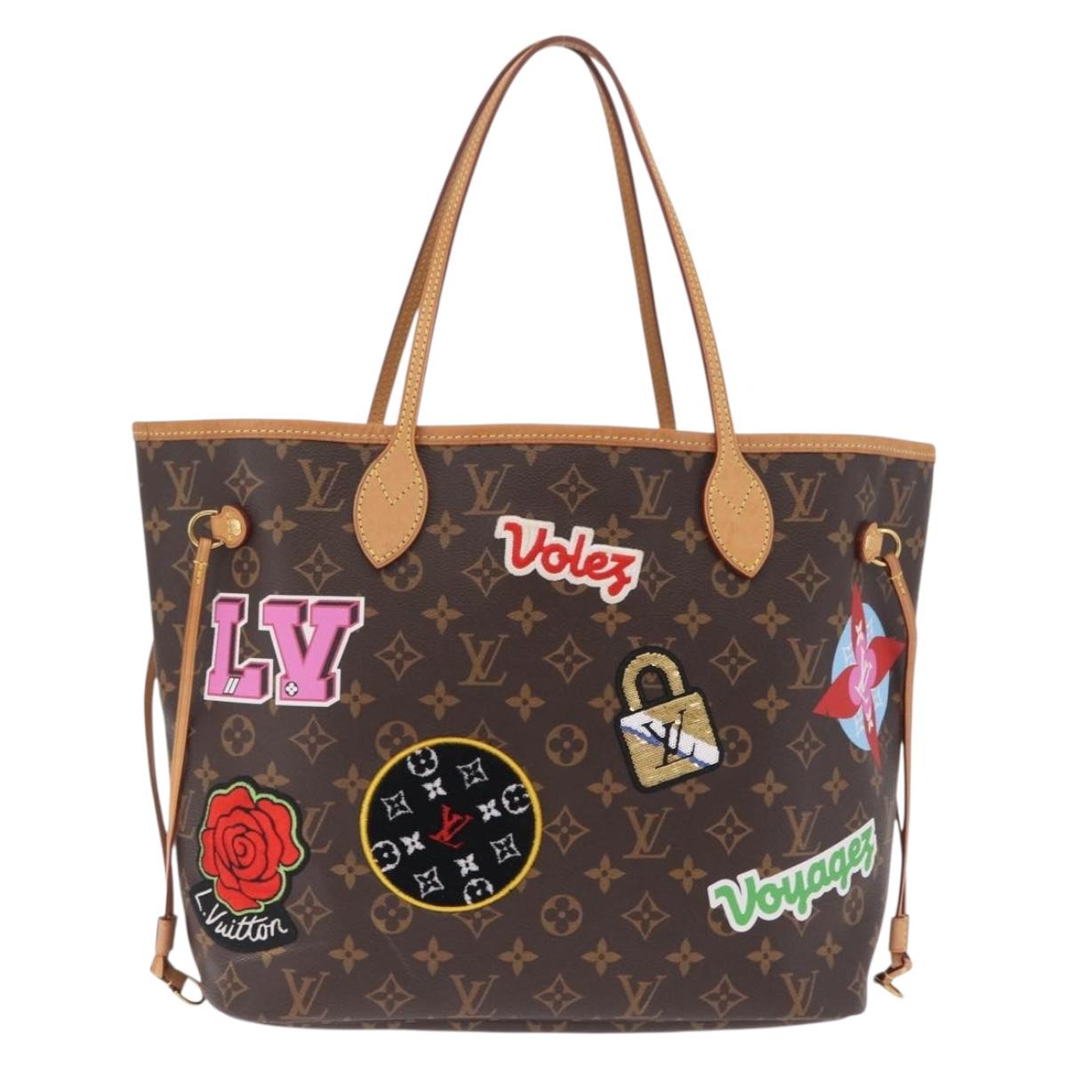 LOUIS VUITTON Monogram Patch Neverfull MM Tote Bag M43988 LV Auth 210894SAM