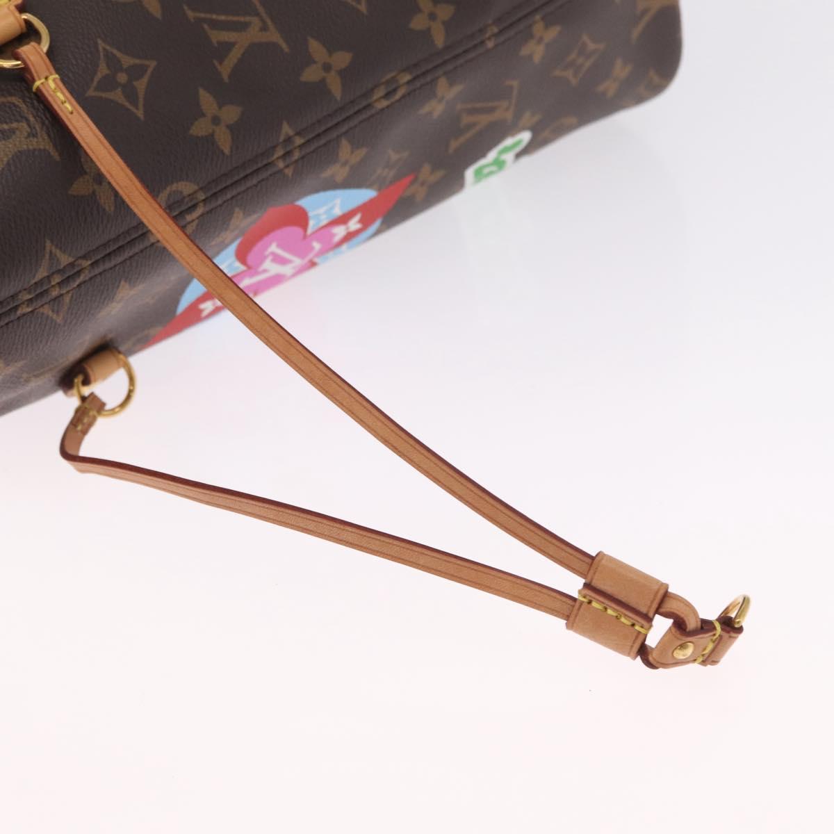 LOUIS VUITTON Monogram Patch Neverfull MM Tote Bag M43988 LV Auth 210894SAM