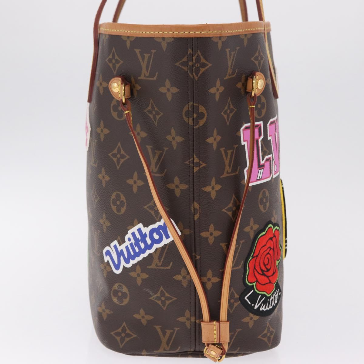 LOUIS VUITTON Monogram Patch Neverfull MM Tote Bag M43988 LV Auth 210894SAM