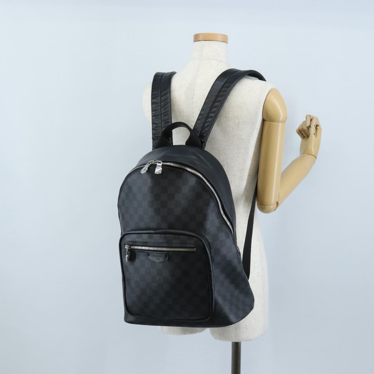LOUIS VUITTON Damier Grafitte Josh NV Backpack N40365 LV Auth 210895V