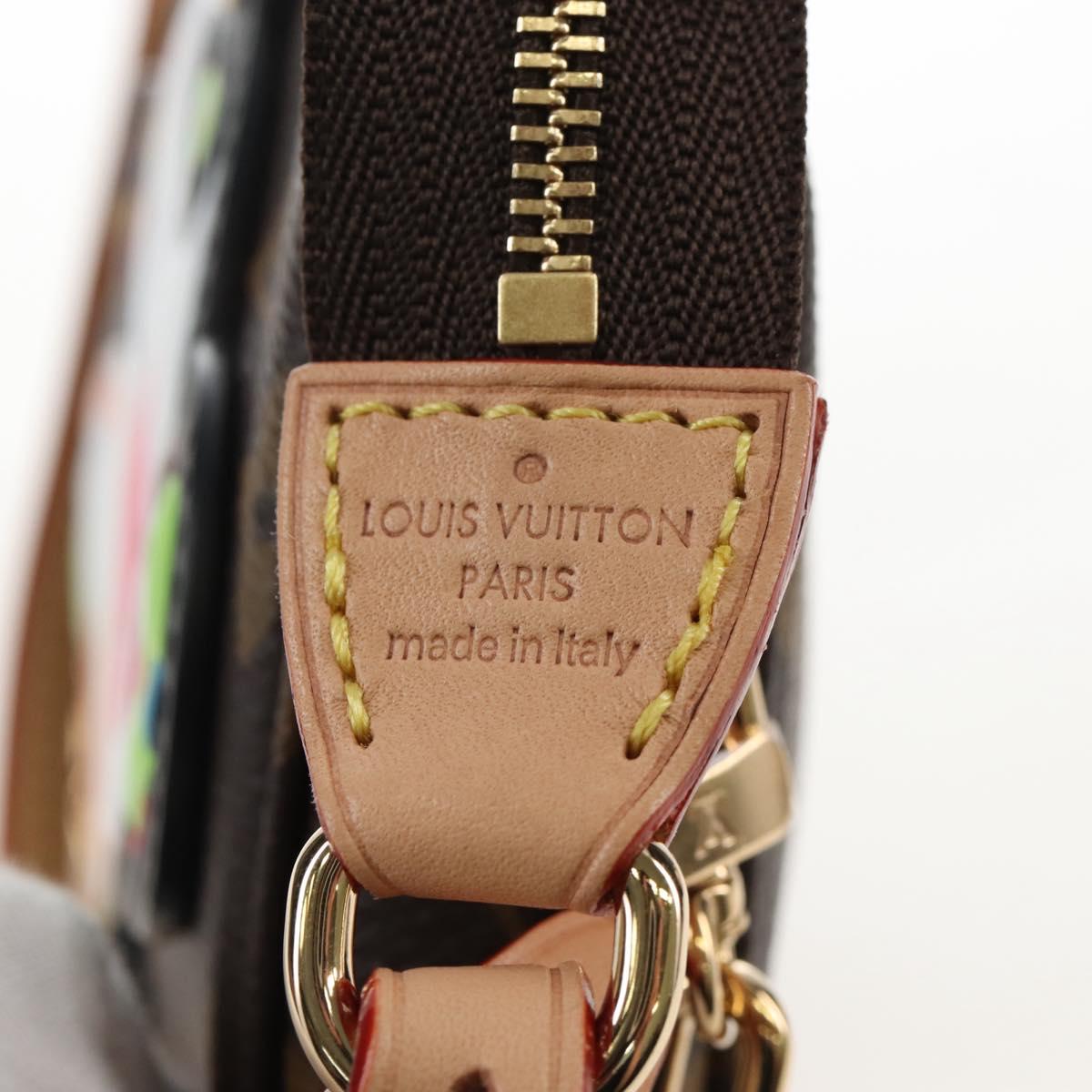 LOUIS VUITTON Panda LVxTM Pochette Accessoires Bag M13440 LV Auth 210905SM