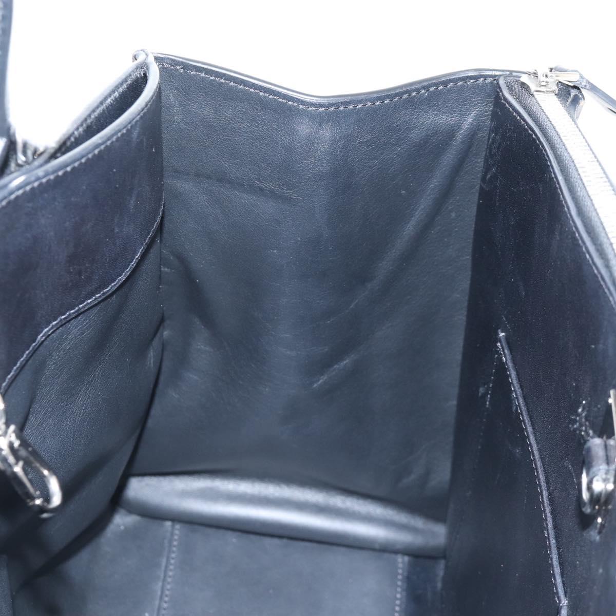 LOUIS VUITTON Monogram City Steamer MM Hand Bag Noir Silver M42347 Auth 210906SM