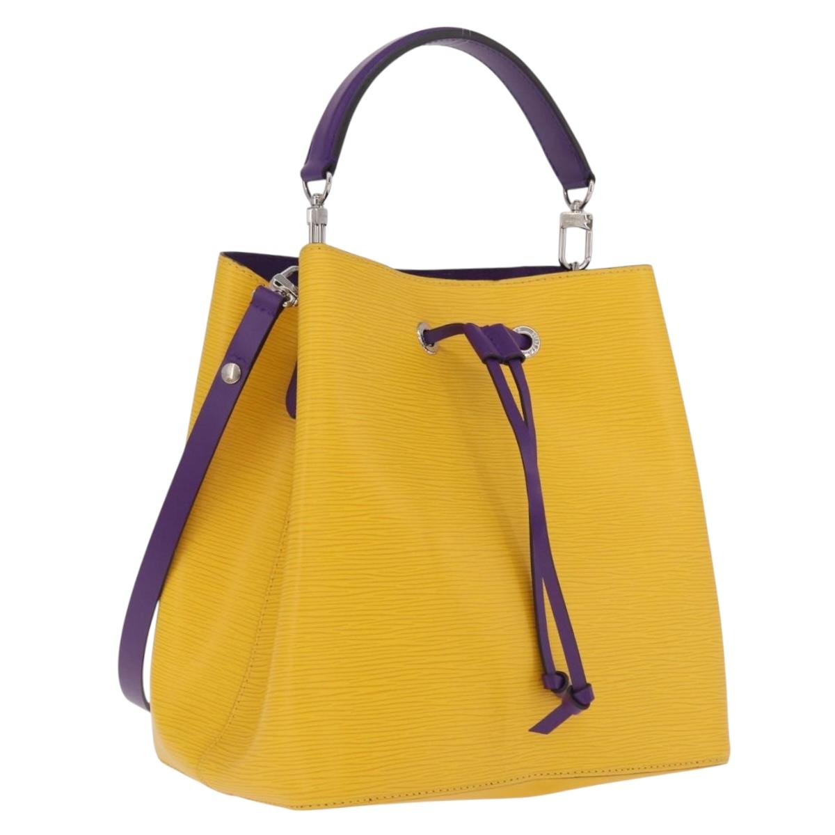 LOUIS VUITTON Epi Neo Noe BB Shoulder Bag citron M54369 LV Auth 210915SAV