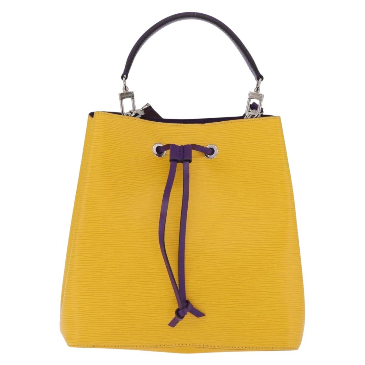LOUIS VUITTON Epi Neo Noe BB Shoulder Bag citron M54369 LV Auth 210915SAV