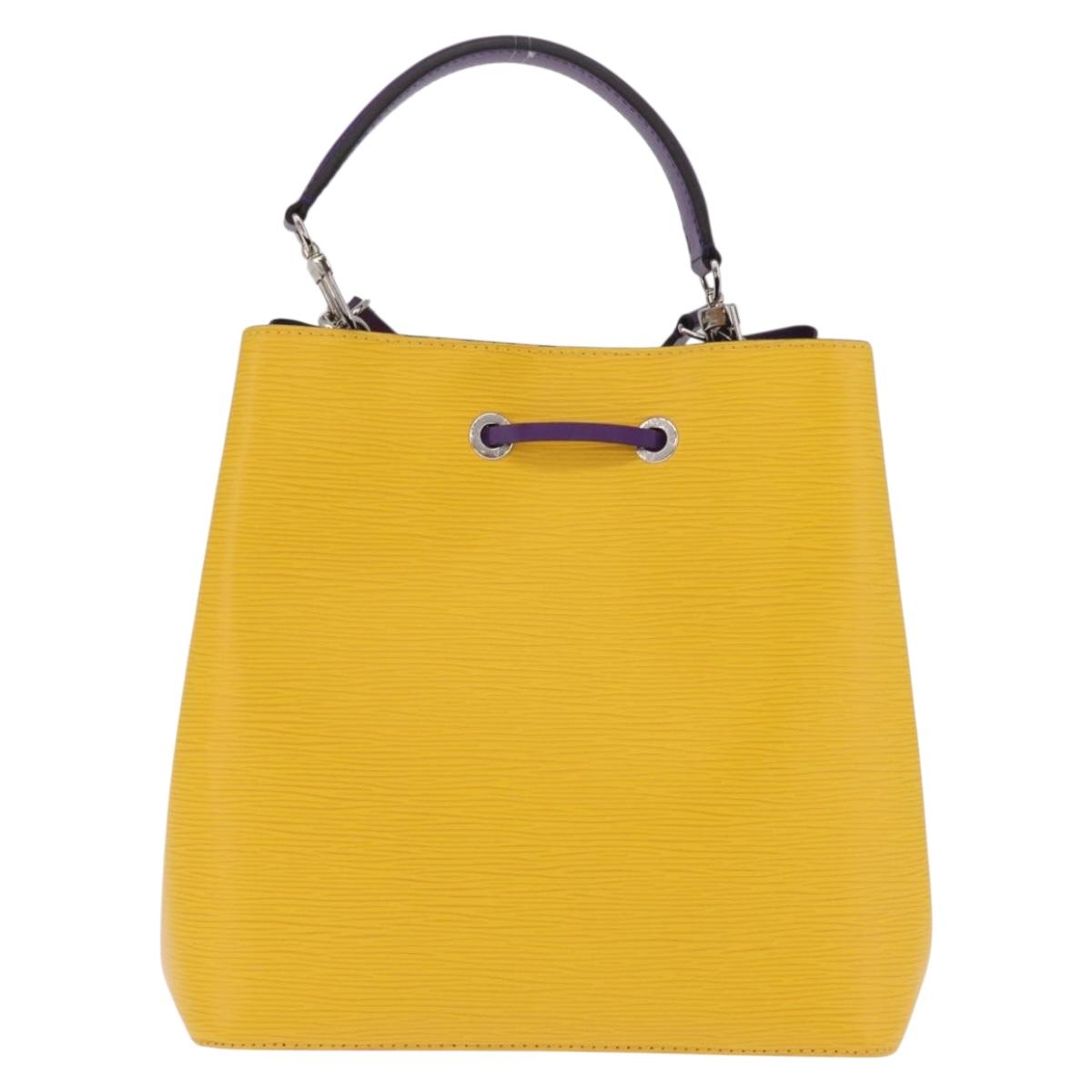 LOUIS VUITTON Epi Neo Noe BB Shoulder Bag citron M54369 LV Auth 210915SAV