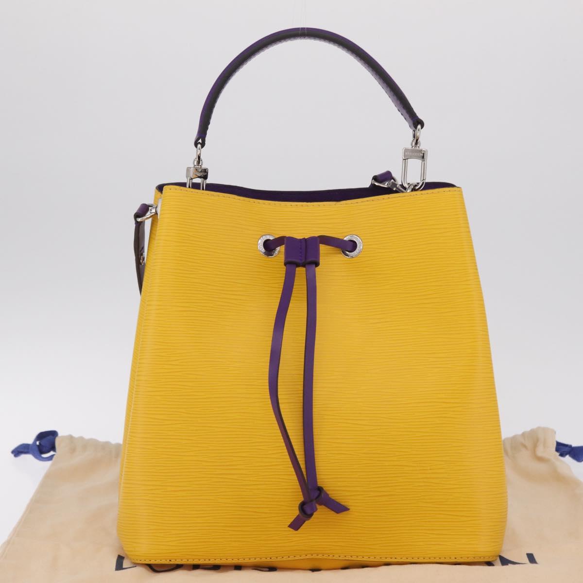LOUIS VUITTON Epi Neo Noe BB Shoulder Bag citron M54369 LV Auth 210915SAV