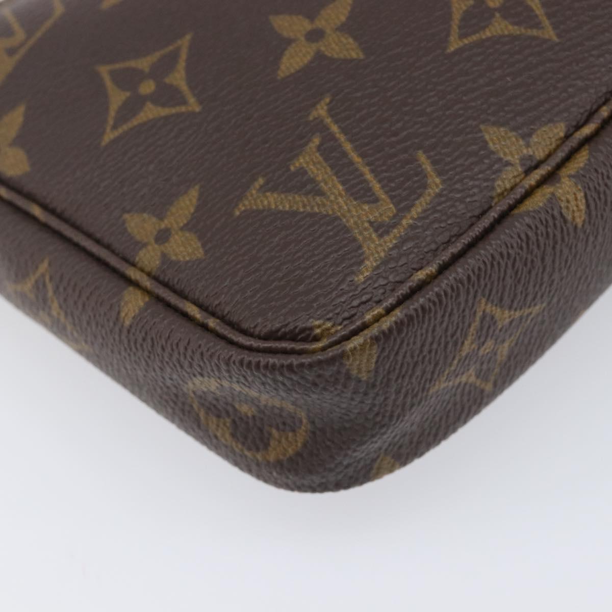 LOUIS VUITTON Monogram Pochette Accessoires Pouch M51980 LV Auth 210918SAM