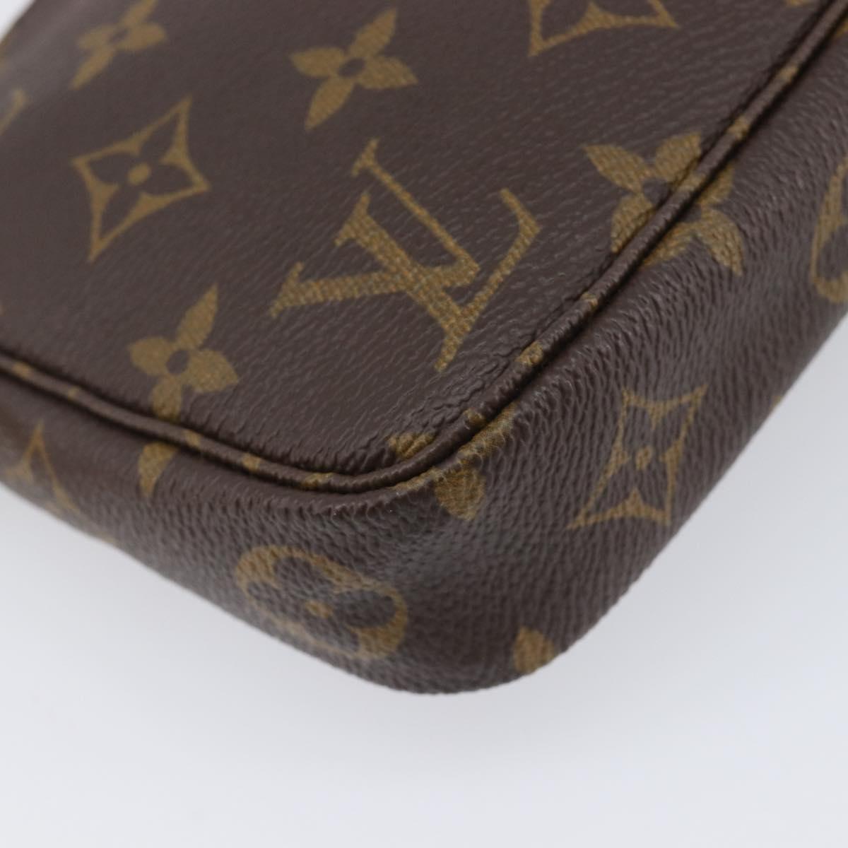 LOUIS VUITTON Monogram Pochette Accessoires Pouch M51980 LV Auth 210918SAM
