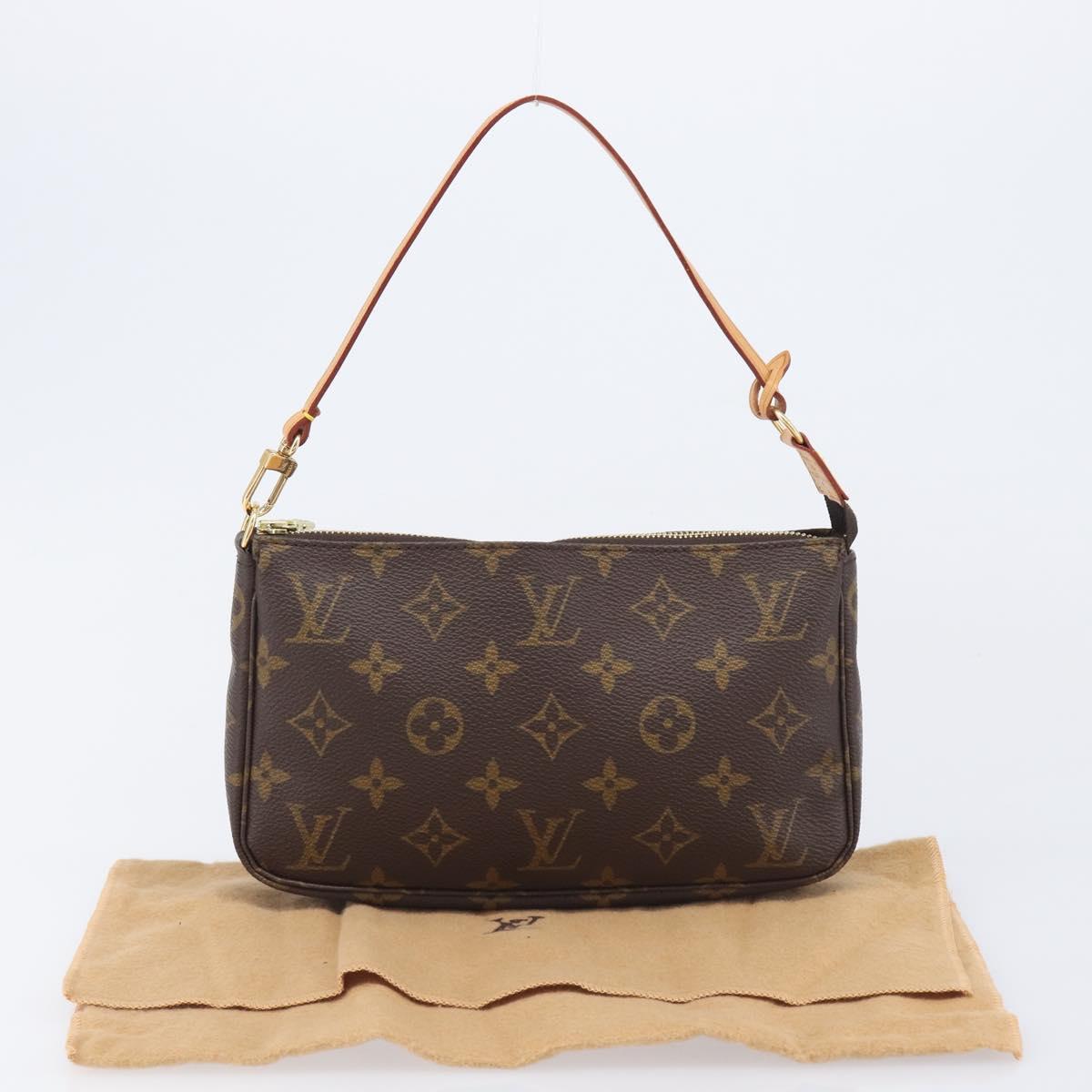 LOUIS VUITTON Monogram Pochette Accessoires Pouch M51980 LV Auth 210918SAM