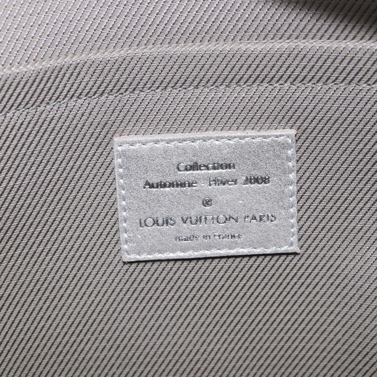 LOUIS VUITTON Monogram Shimmer Halo Bag Silver Argent M95819 LV Auth 210920M