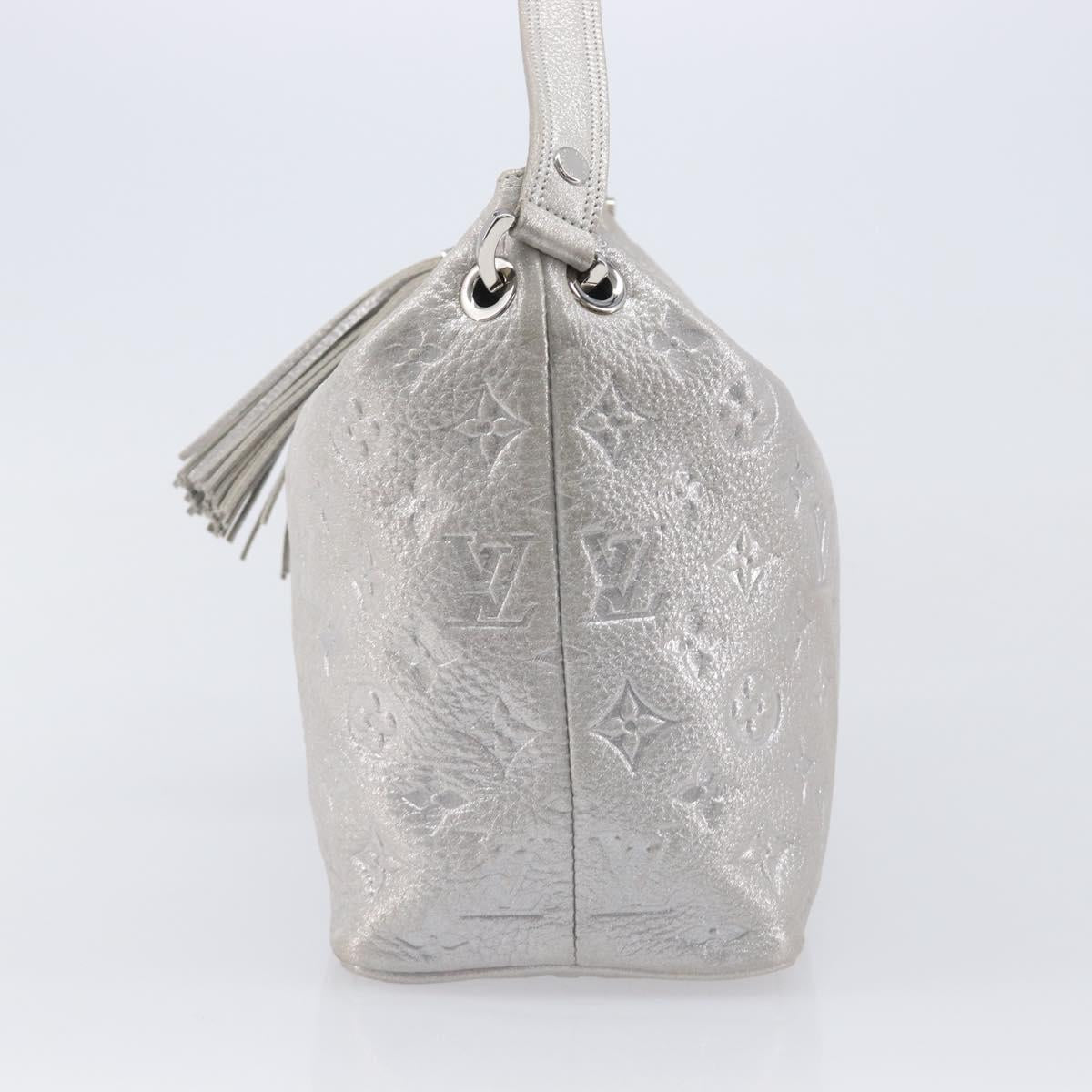 LOUIS VUITTON Monogram Shimmer Halo Bag Silver Argent M95819 LV Auth 210920M