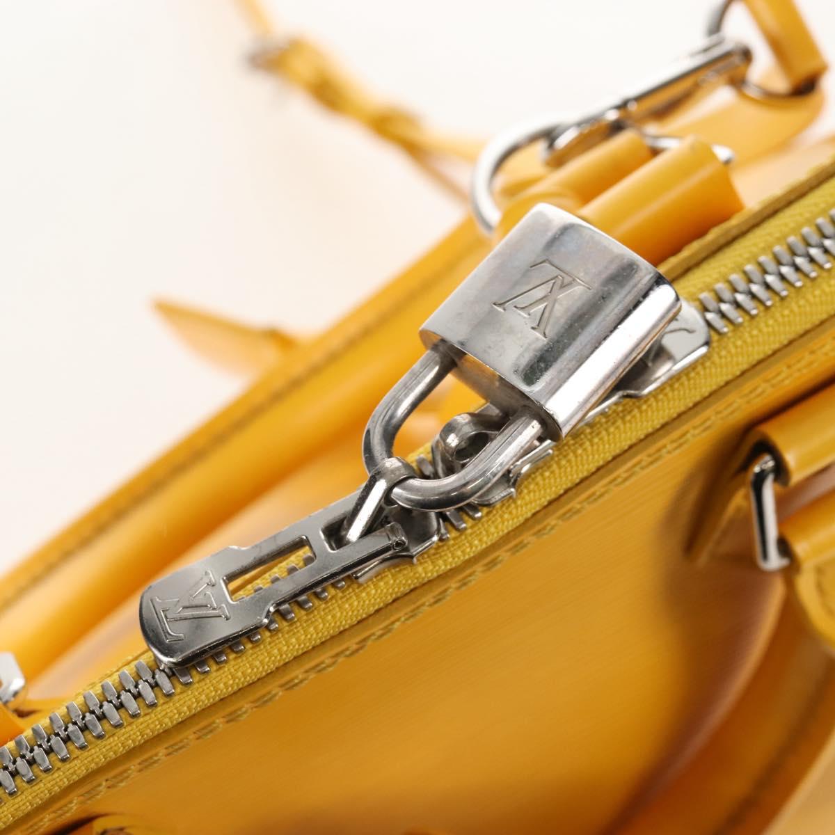 LOUIS VUITTON Epi Alma PM Hand Bag Mimosa M40951 LV Auth 210926V