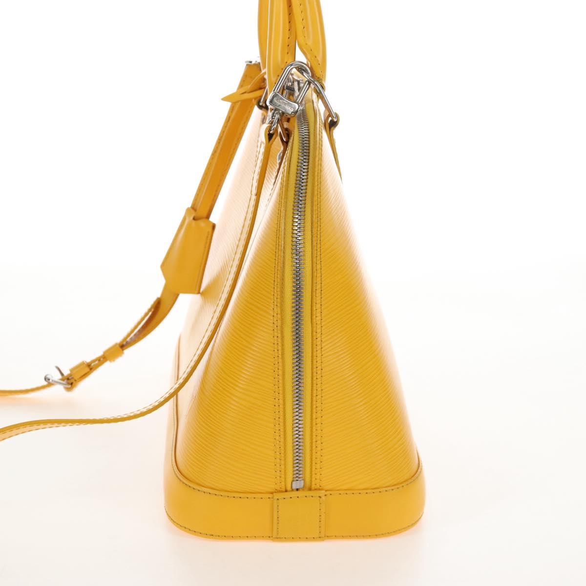 LOUIS VUITTON Epi Alma PM Hand Bag Mimosa M40951 LV Auth 210926V