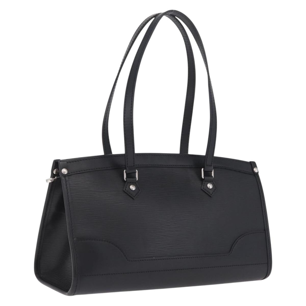 LOUIS VUITTON Epi Madeleine PM Hand Bag Black M59332 LV Auth 210954V