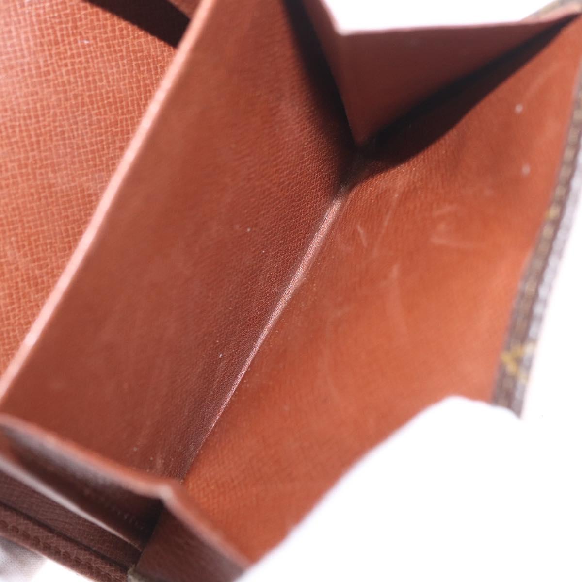 LOUIS VUITTON Monogram Porte Monnaie Bier Cartes Crdit Wallet M61660 Auth 210962