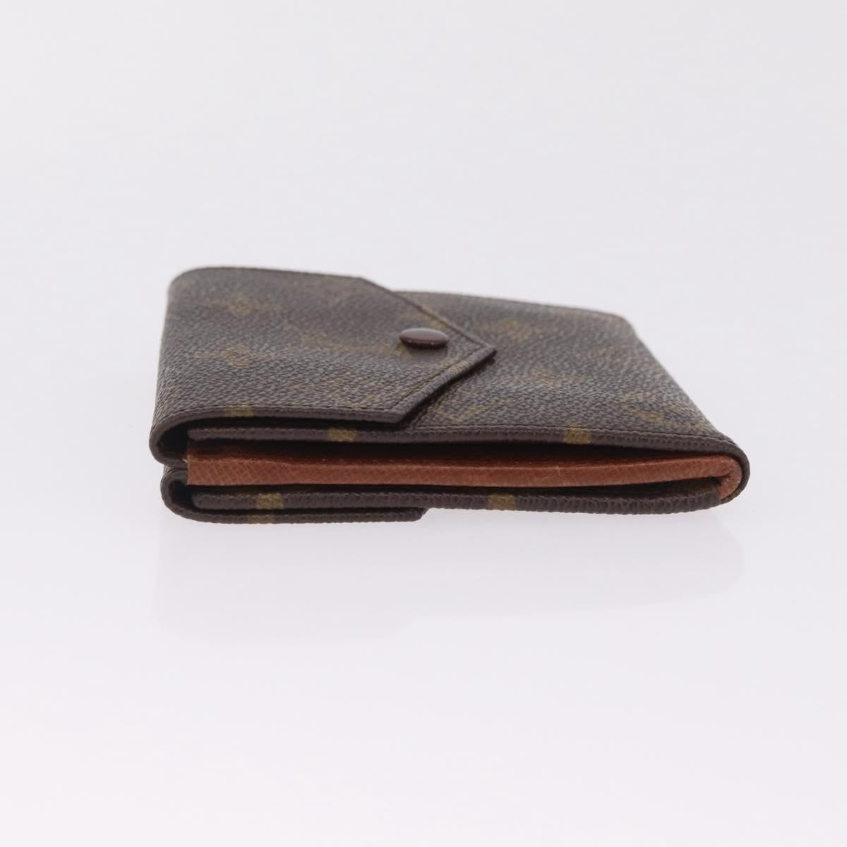 LOUIS VUITTON Monogram Porte Monnaie Bier Cartes Crdit Wallet M61660 Auth 210962