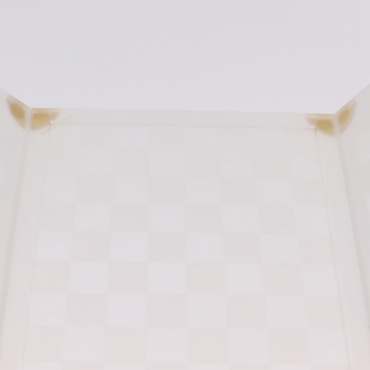 LOUIS VUITTON Damier Trunk Photo Frame plastic Clear LV Auth 210975