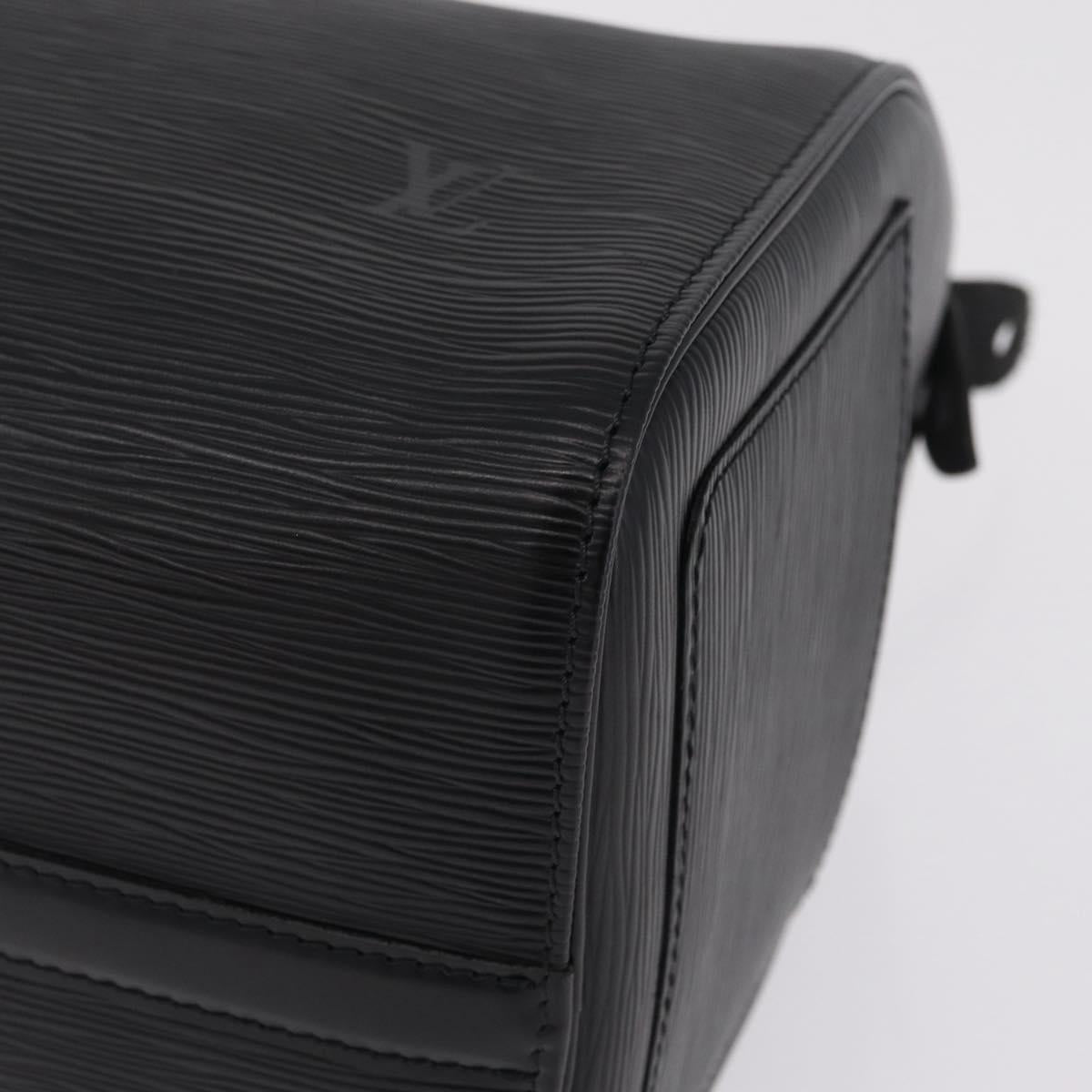 LOUIS VUITTON Epi Speedy 30 Hand Bag Noir black M43002 LV Auth 210985V