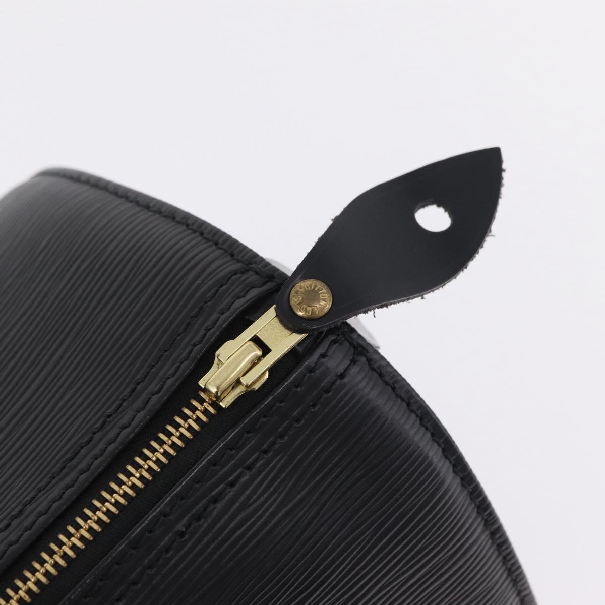 LOUIS VUITTON Epi Speedy 30 Hand Bag Noir black M43002 LV Auth 210985V