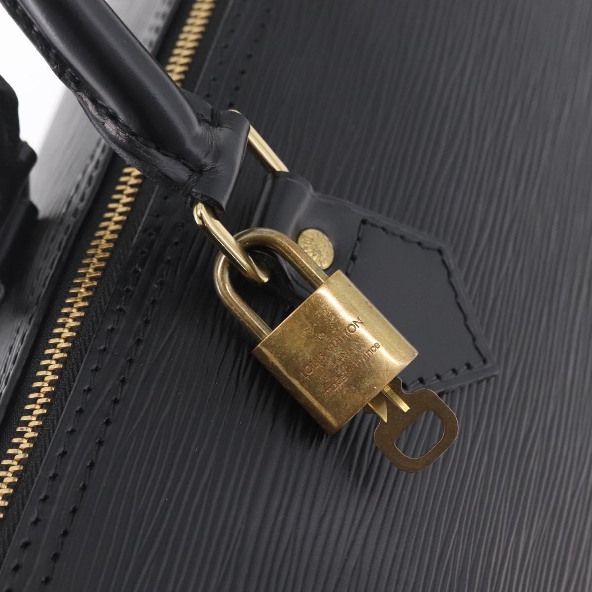 LOUIS VUITTON Epi Speedy 30 Hand Bag Noir black M43002 LV Auth 210985V