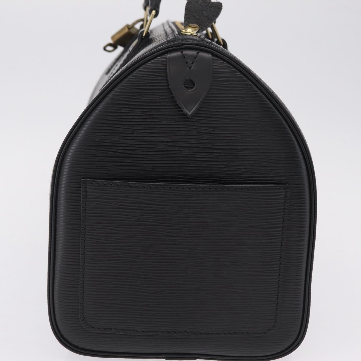 LOUIS VUITTON Epi Speedy 30 Hand Bag Noir black M43002 LV Auth 210985V