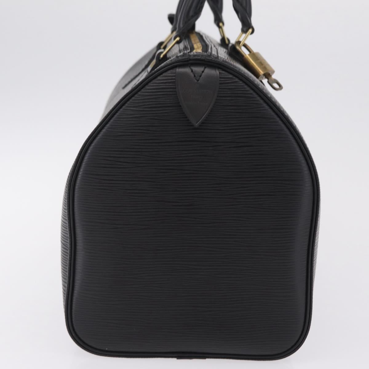 LOUIS VUITTON Epi Speedy 30 Hand Bag Noir black M43002 LV Auth 210985V