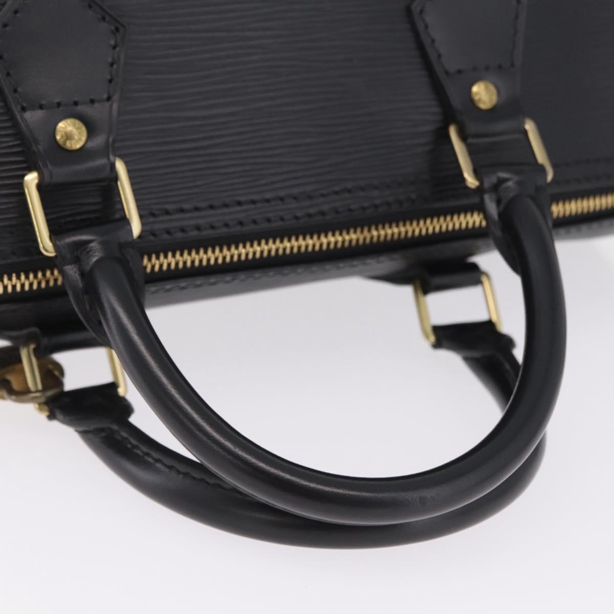 LOUIS VUITTON Epi Speedy 30 Hand Bag Noir black M43002 LV Auth 210985V
