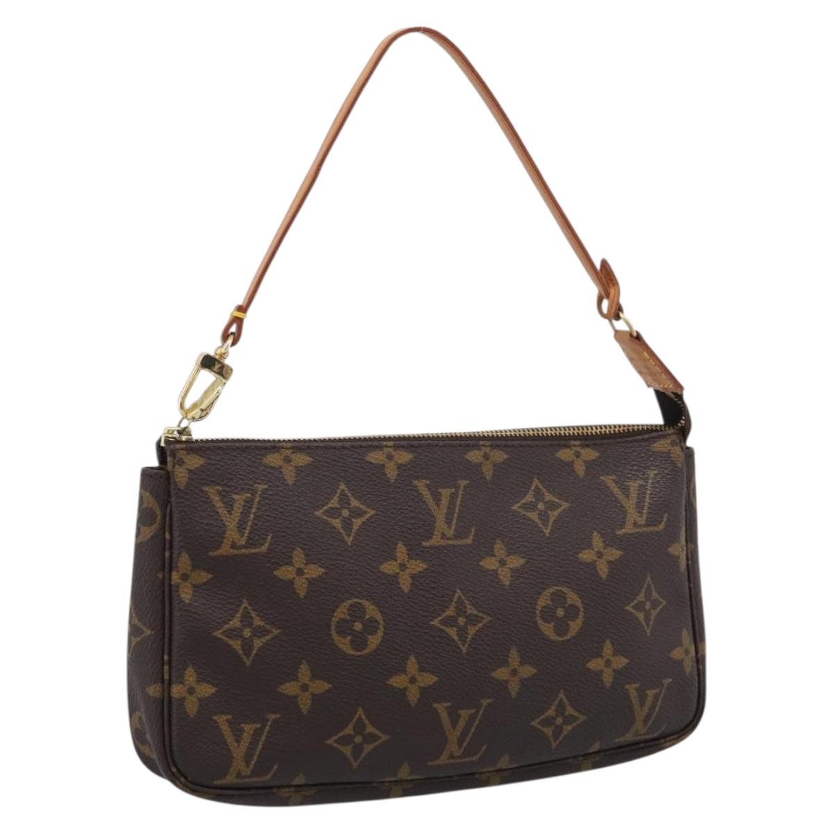 LOUIS VUITTON Monogram Pochette Accessoires Pouch M51980 LV Auth 210997V