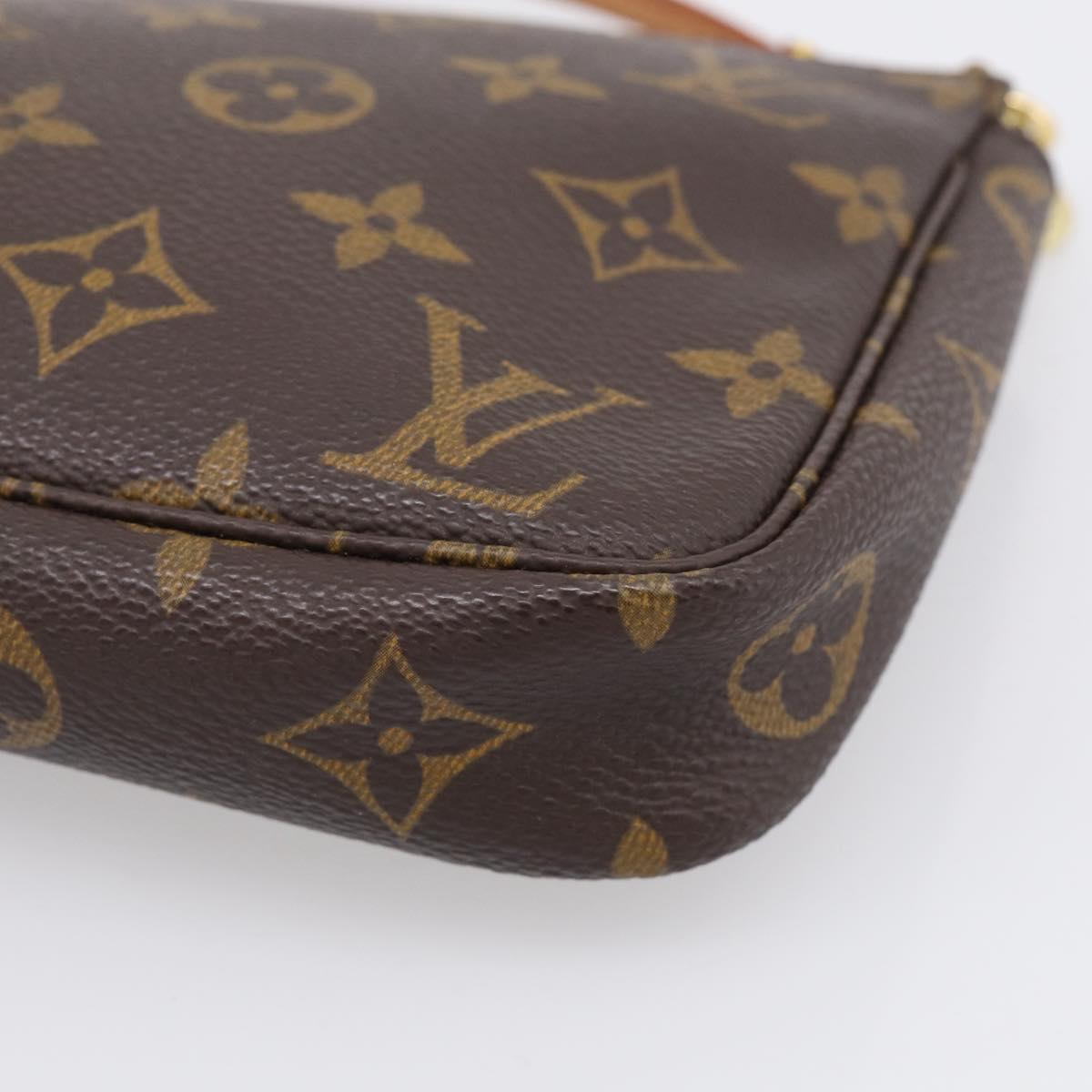 LOUIS VUITTON Monogram Pochette Accessoires Pouch M51980 LV Auth 210997V