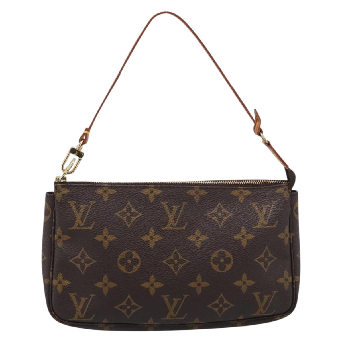 LOUIS VUITTON Monogram Pochette Accessoires Pouch M51980 LV Auth 210997V