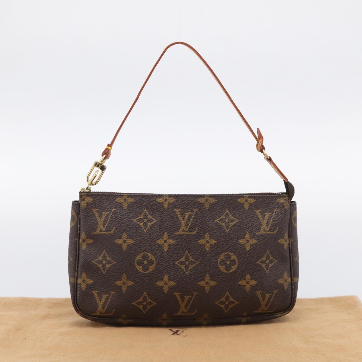 LOUIS VUITTON Monogram Pochette Accessoires Pouch M51980 LV Auth 210997V