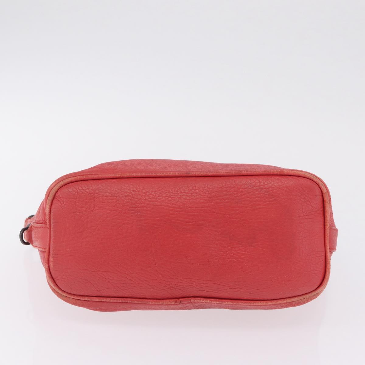 Bottega Veneta Shoulder Bag Leather Red 114088 Auth 210999