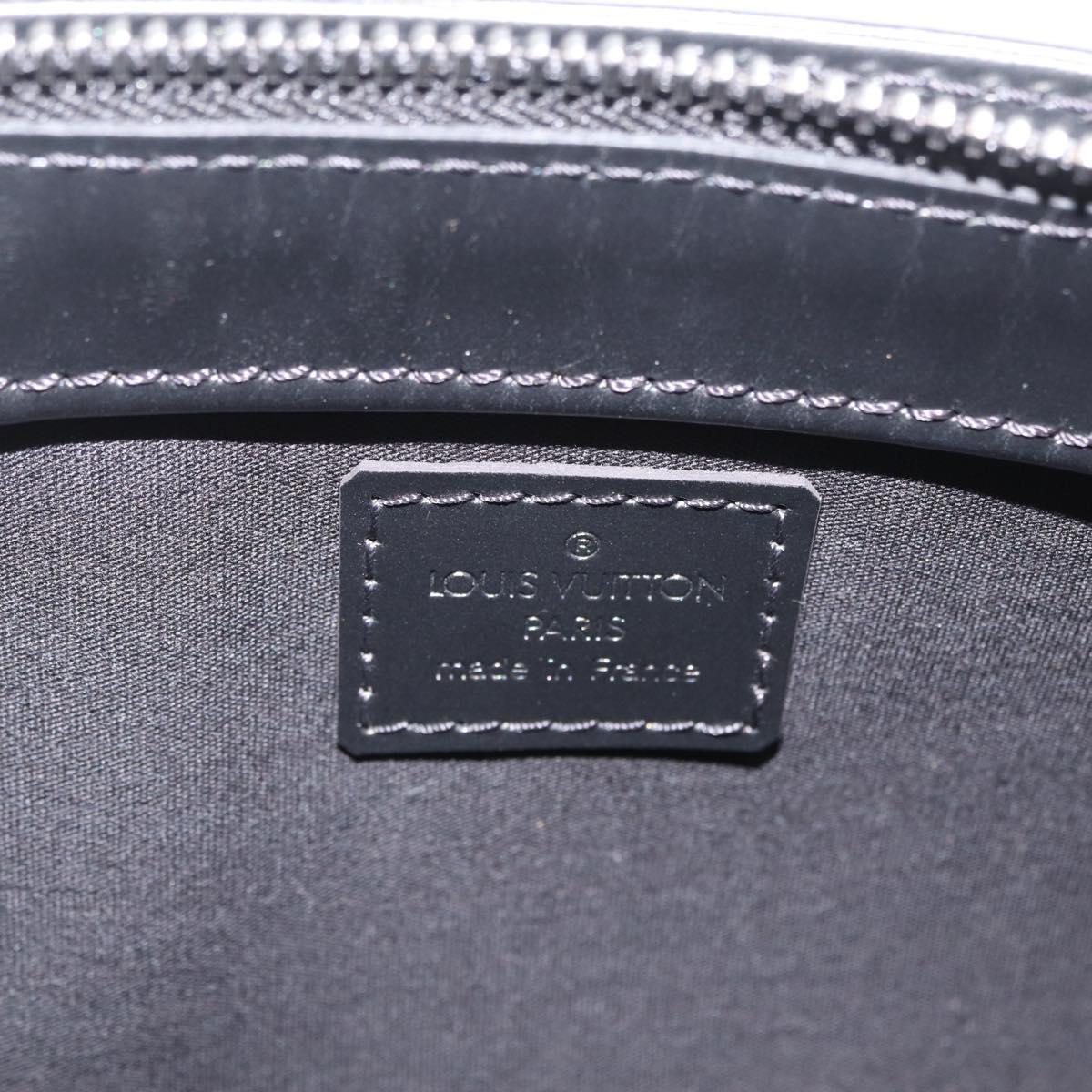 LOUIS VUITTON Monogram Mat Fowler Hand Bag Black M55142 LV Auth 211000V