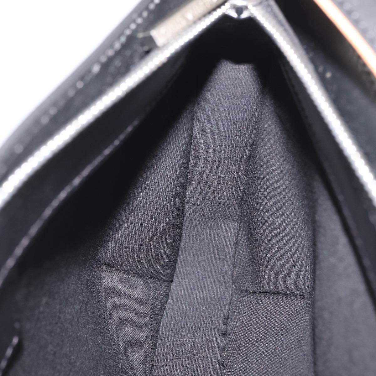 LOUIS VUITTON Monogram Mat Fowler Hand Bag Black M55142 LV Auth 211000V