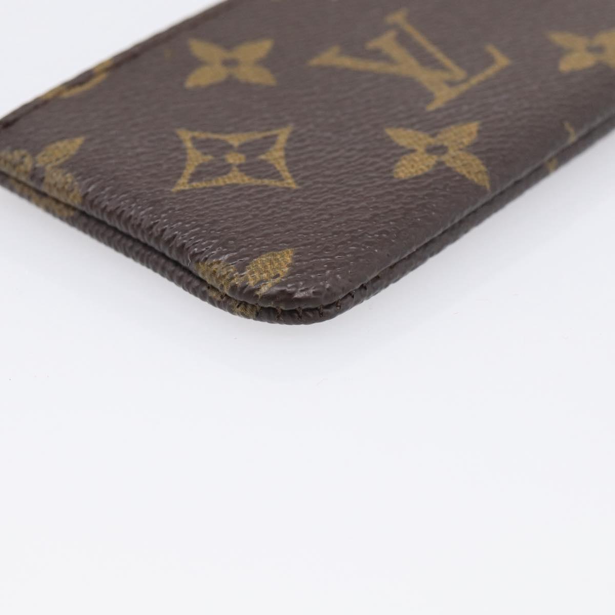 LOUIS VUITTON Monogram Pochette Cles Coin Purse M62650 LV Auth 211005