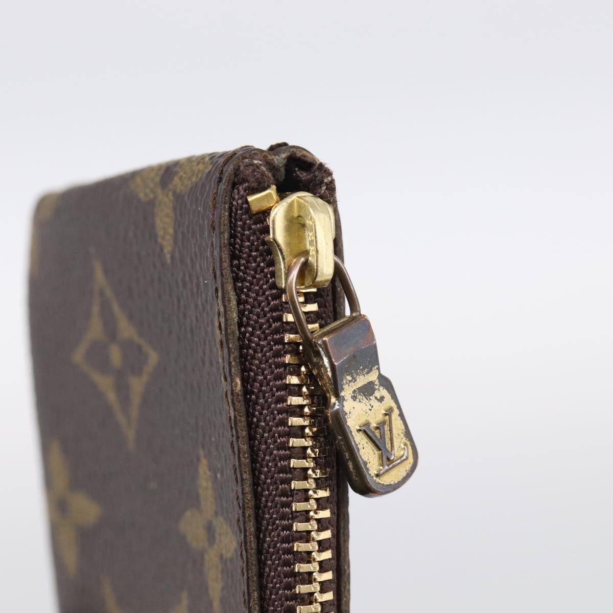 LOUIS VUITTON Monogram Pochette Cles Coin Purse M62650 LV Auth 211005
