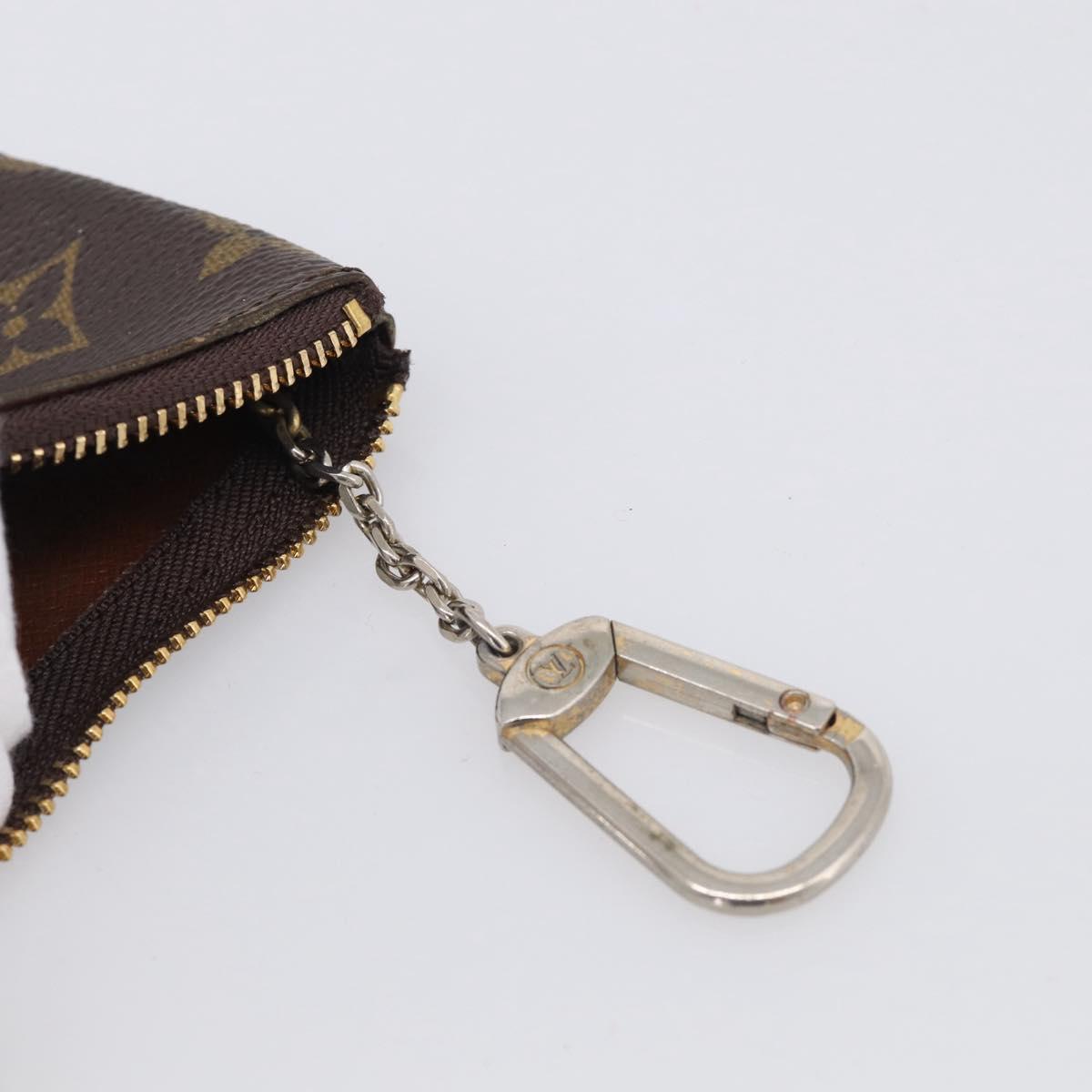LOUIS VUITTON Monogram Pochette Cles Coin Purse M62650 LV Auth 211005