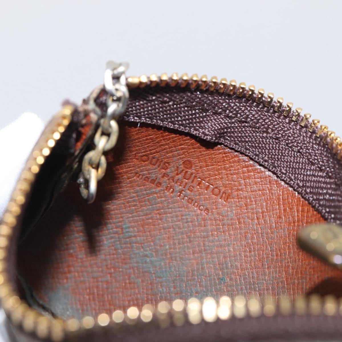 LOUIS VUITTON Monogram Pochette Cles Coin Purse M62650 LV Auth 211005