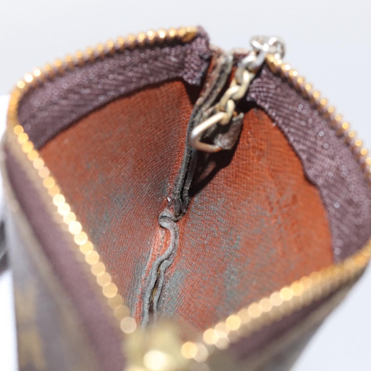 LOUIS VUITTON Monogram Pochette Cles Coin Purse M62650 LV Auth 211005