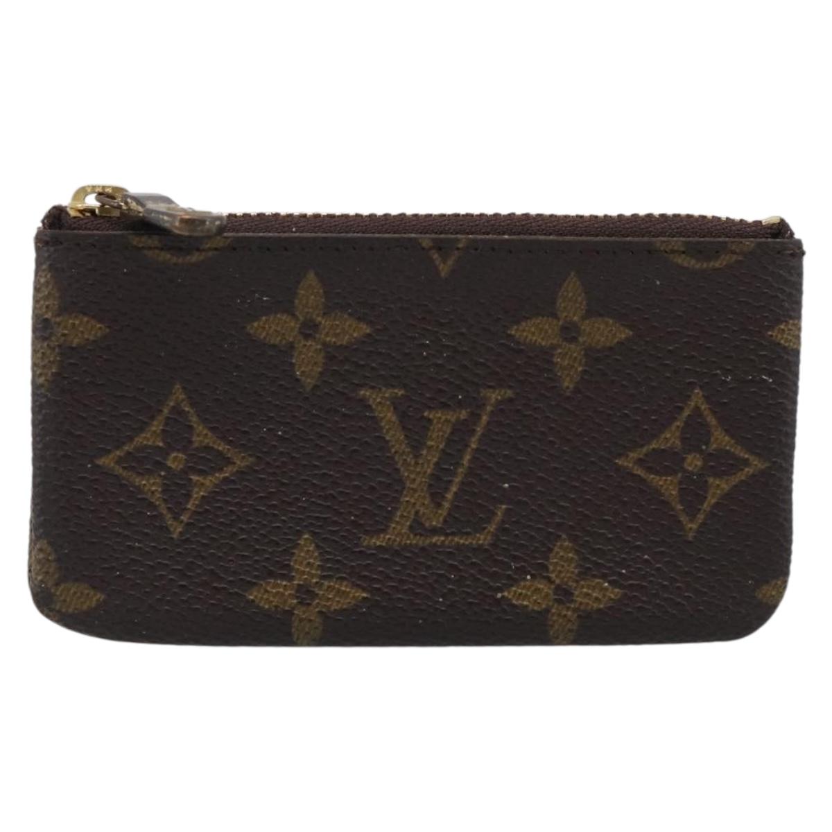 LOUIS VUITTON Monogram Pochette Cles Coin Purse M62650 LV Auth 211005
